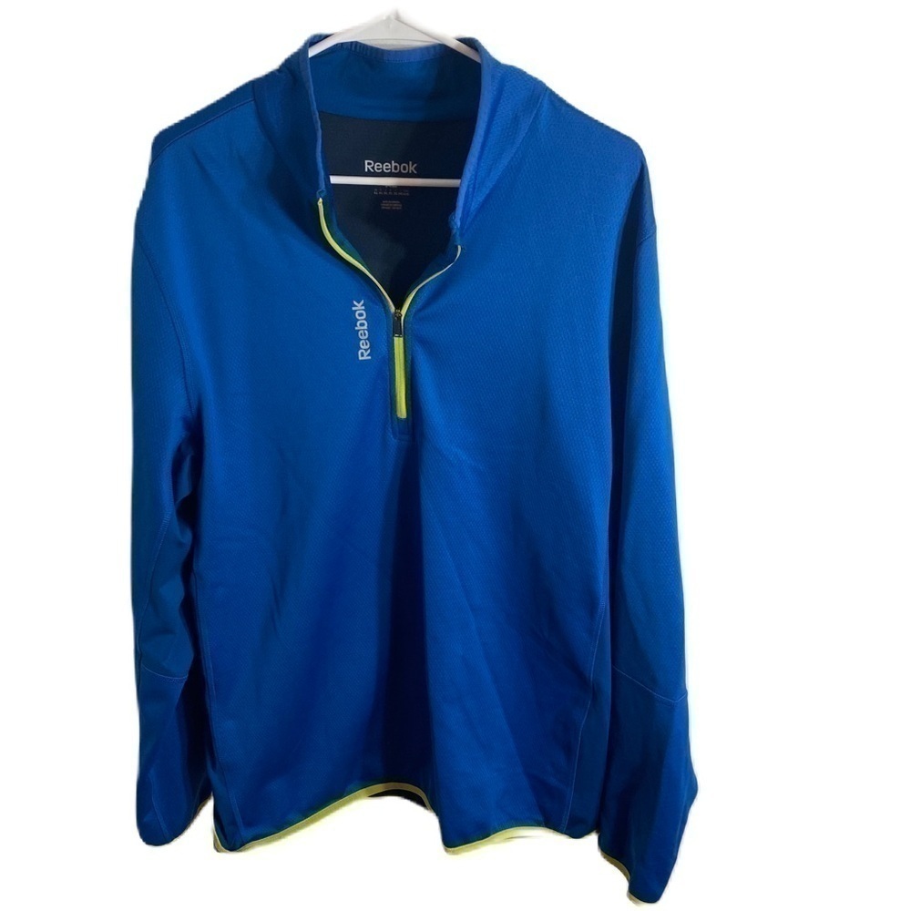 Reebok Zip Up Long Sleeve Shirt Sweatshirt XL Men’s
